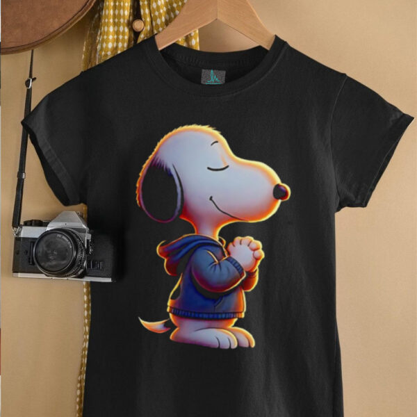 Peanuts Snoopy praying shirt