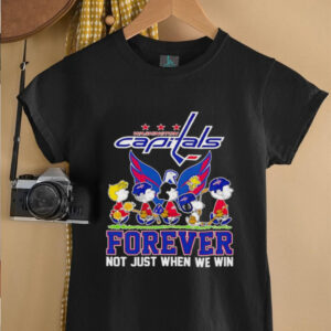 Peanuts Washington Capitals forever not just when we win shirt