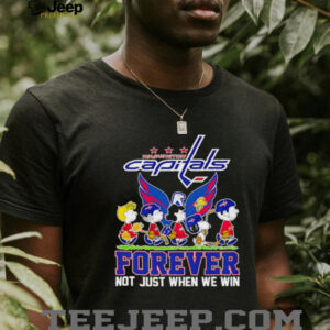 Peanuts Washington Capitals forever not just when we win shirt2