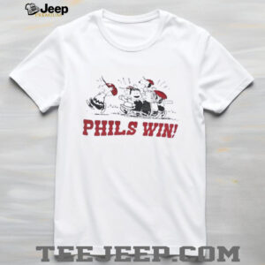 Peanuts characters Phils win Philadelphia Phillies shirt4