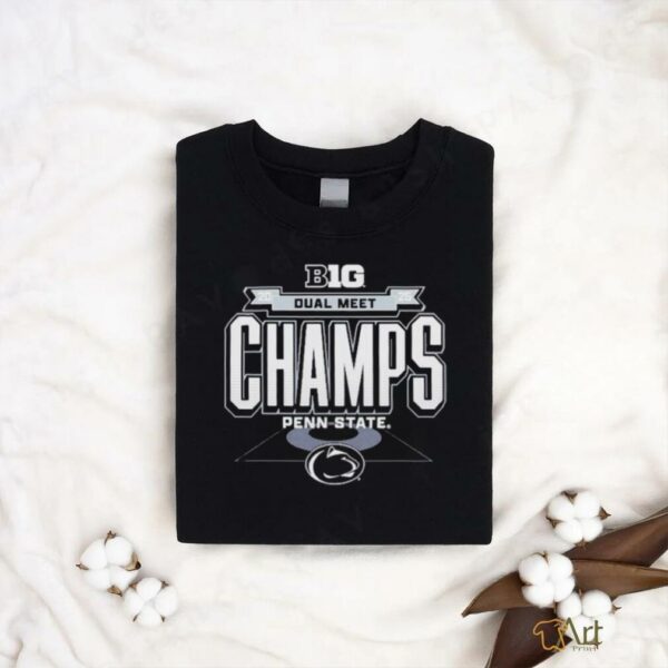 Penn State Nittany Lions 2025 Big Ten Wrestling Dual Meet Champions T Shirts