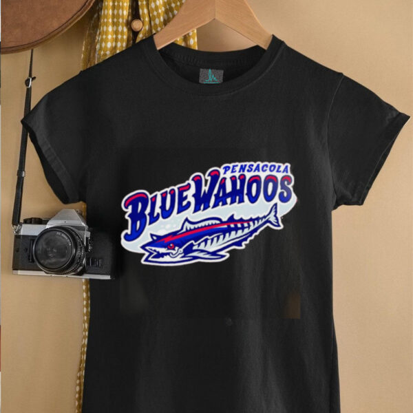 Pensacola Blue Wahoos Baseball Team Logo Classic Pink Design shirt