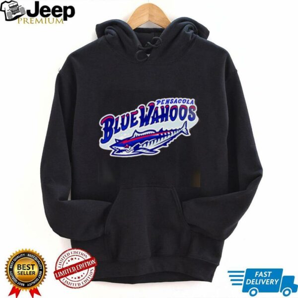 Pensacola Blue Wahoos Baseball Team Logo Classic Pink Design shirt