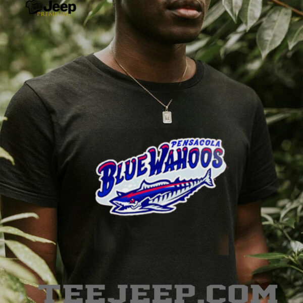 Pensacola Blue Wahoos Baseball Team Logo Classic Pink Design shirt