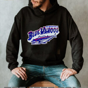 Pensacola Blue Wahoos Baseball Team Logo Classic Pink Design shirt4