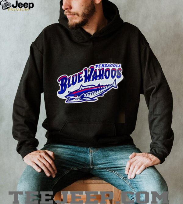 Pensacola Blue Wahoos Baseball Team Logo Classic Pink Design shirt