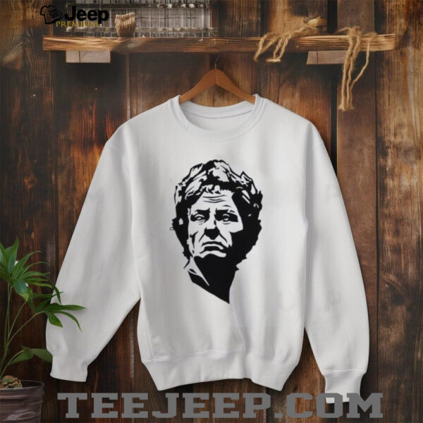 Pericles ‘Perry’ Abbasi wearing Julius Caesar shirt