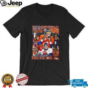 Peyton Manning Denver Broncos retro bootleg unisex t shirt2