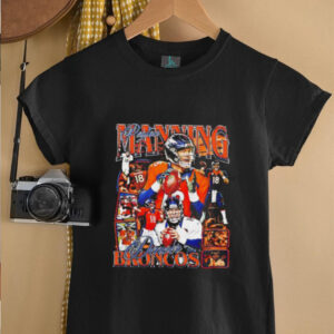 Peyton Manning Denver Broncos retro bootleg unisex t shirt3