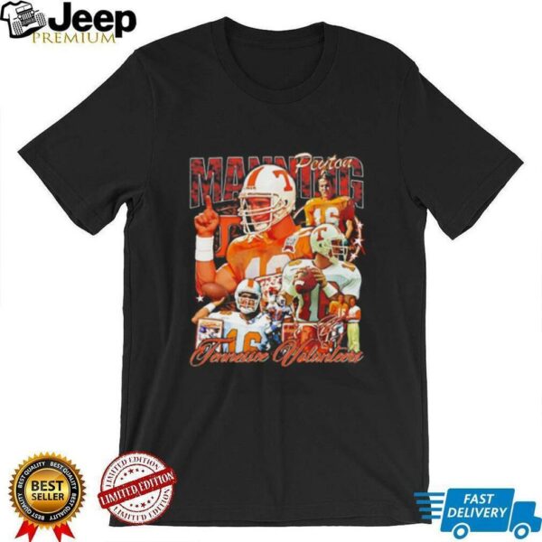 Peyton Manning Tennessee Vols football retro bootleg unisex t shirt