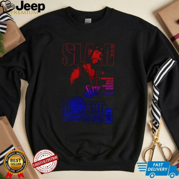 Philadelphia 76ers Allen Iverson SLAM Gradient shirt