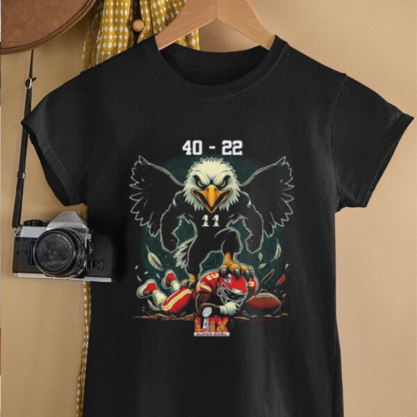 Philadelphia Eagles Defeat Kansas City Chiefs Shirt Super Bowl LIX 2025