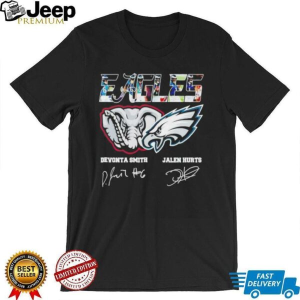 Philadelphia Eagles x Alabama Crimson Tide Devonta Smith And Jalen Hurts Signature shirt