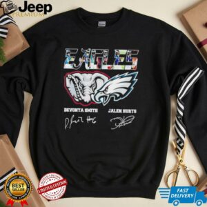 Philadelphia Eagles x Alabama Crimson Tide Devonta Smith And Jalen Hurts Signature shirt3