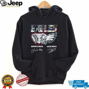 Philadelphia Eagles x Alabama Crimson Tide Devonta Smith And Jalen Hurts Signature shirt4