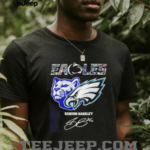 Philadelphia Eagles x Penn State Nittany Lions Saquon Barkley signature shirt