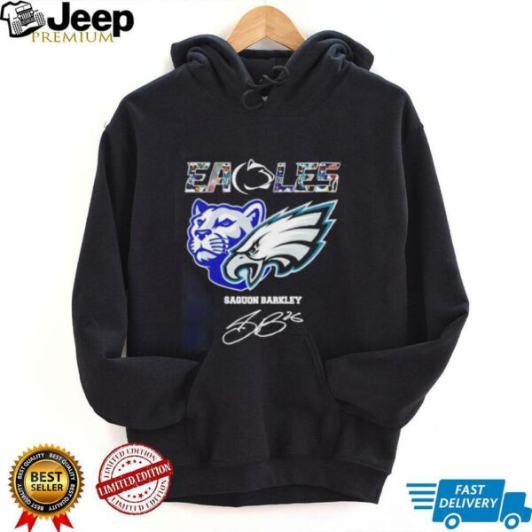 Philadelphia Eagles x Penn State Nittany Lions Saquon Barkley signature shirt