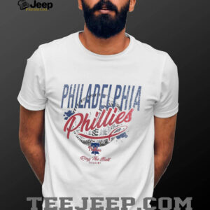 Philadelphia Phillies WEAR by Erin Andrews Womens Distressed Cropped T Shirt1