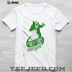 Phillie Phanatic mascot Philly over everyone shirt