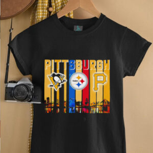 Pittsburgh Penguins x Pittsburgh Steelers x Pittsburgh Pirates night city shirt0