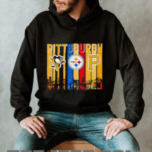 Pittsburgh Penguins x Pittsburgh Steelers x Pittsburgh Pirates night city shirt1