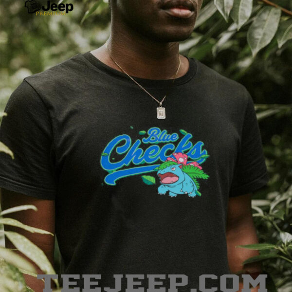 Pokémon Blue Checks Venusaur Tee Unisex T Shirt