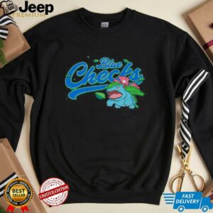 Pokemon Blue Checks Venusaur Tee Unisex T Shirt3