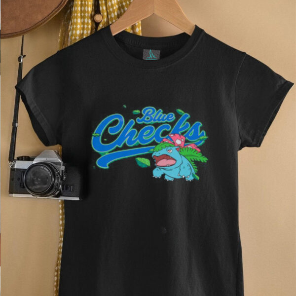 Pokémon Blue Checks Venusaur Tee Unisex T Shirt
