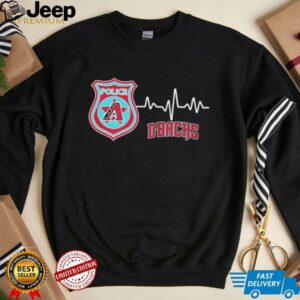 Police heart rate Arizona Diamondbacks shirt