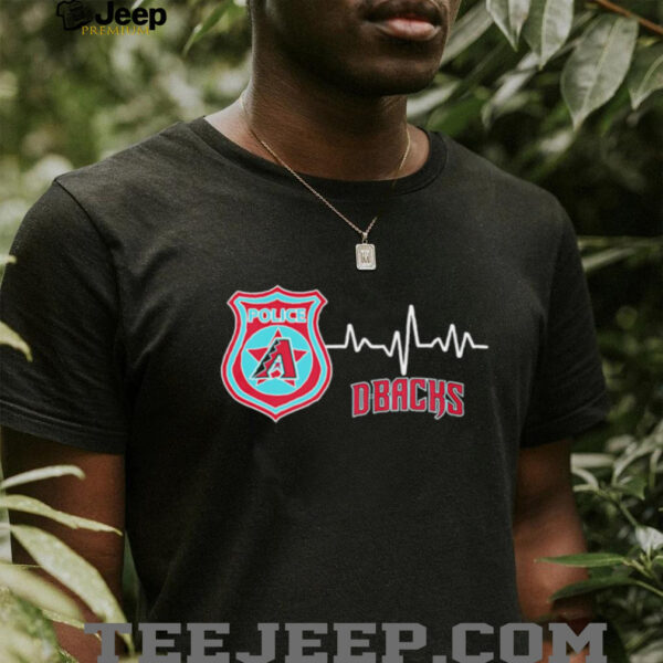 Police heart rate Arizona Diamondbacks shirt