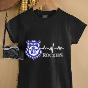 Police heart rate Colorado Rockies shirt