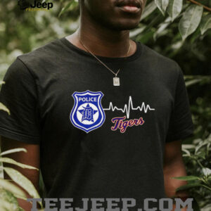 Police heart rate Detroit Tigers shirt3
