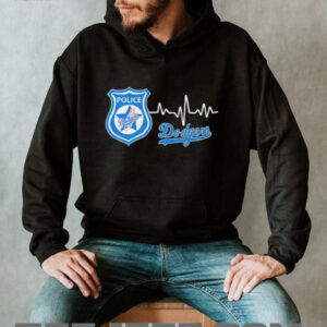 Police heart rate Los Angeles Dodgers shirt2