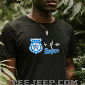 Police heart rate Los Angeles Dodgers shirt3