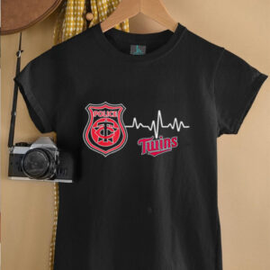 Police heart rate Minnesota Twins shirt