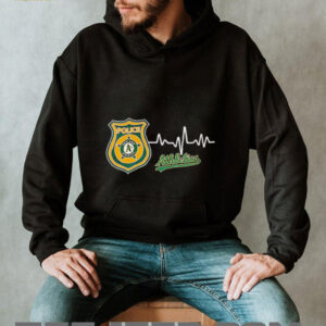 Police heart rate Oakland Athletics shirt2