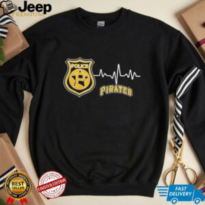 Police heart rate Pittsburgh Pirates shirt