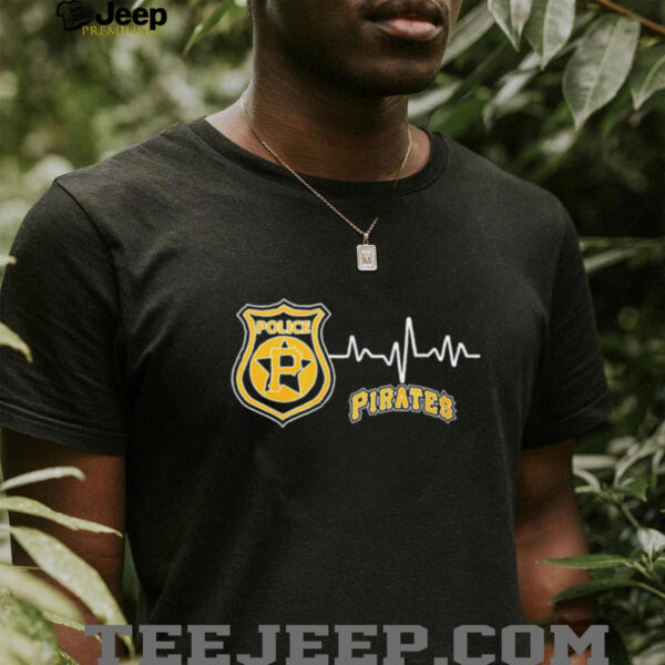 Police heart rate Pittsburgh Pirates shirt