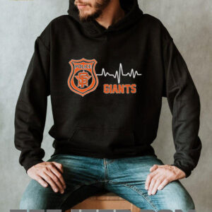 Police heart rate San Francisco Giants shirt2