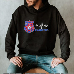 Police heart rate Texas Rangers shirt2