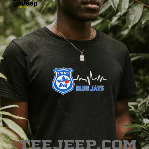 Police heart rate Toronto Blue Jays shirt