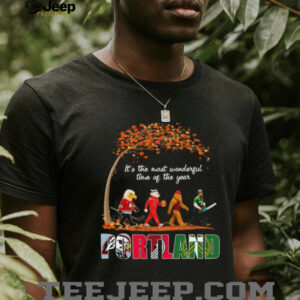 Portland Sports Teams Mascot Abbey Road It’s The Most Wonderful Time Of The Year Shirt