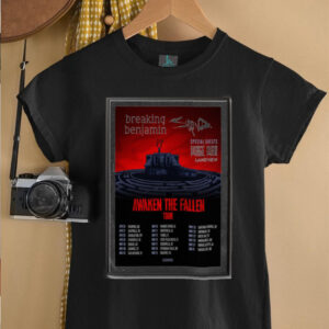Poster Breaking Benjamin Awaken The Fallen Tour 2025 Portrait Shirt5