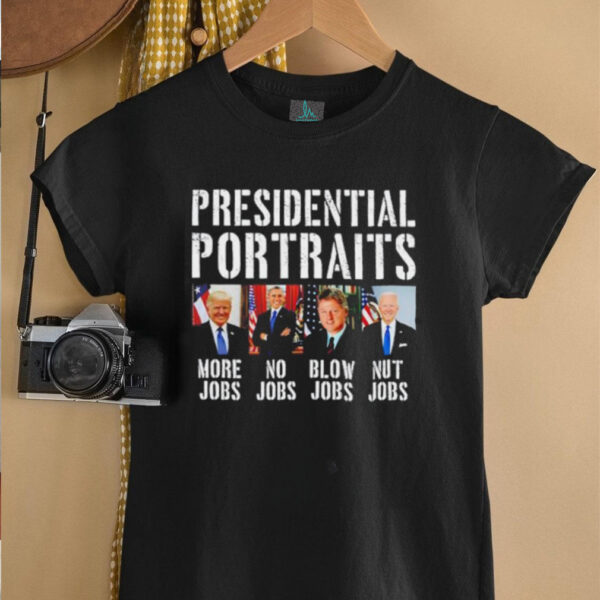 Presidential Portraits Trump Obama Biden Clinton shirt