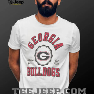 Pressbox Georgia Bulldogs Womens Cream Tri Blend Bishop Knobi T Shirt1
