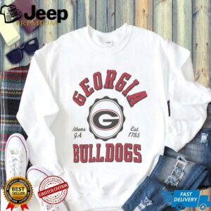 Pressbox Georgia Bulldogs Womens Cream Tri Blend Bishop Knobi T Shirt2