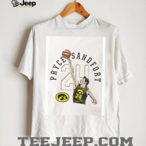 Pryce Sandfort Iowa mens basketball cartoon shirt0