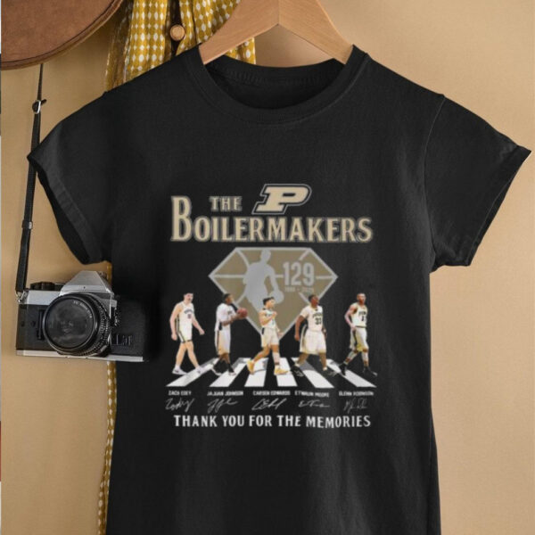 Purdue Boilermakers 129th Anniversary 1896 – 2025 Thank You For The Memories T Shirt