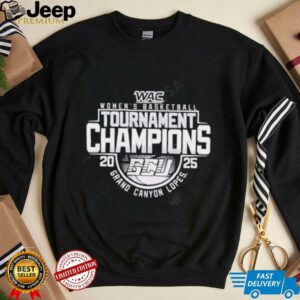 Purple WAC Womens Basketball Tournament Champions 2025 grand canyon lopes shirt3