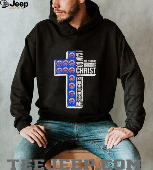 QWAdaXm7 New York Mets I can do all things through Christ who strengthens me unisex t shirt